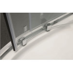 NC046 Semi-frame Curved Sliding Shower Screen