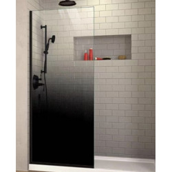 CVP 012     Dark Glass Fixed Panel with Wall Channel