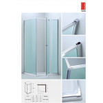 CVP 025-01/  Pivotal Door Corner Shower 