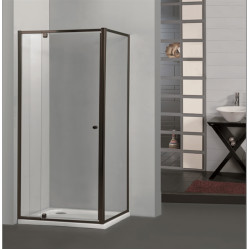 PC 025D Semi-Frameless Pivot door shower screen