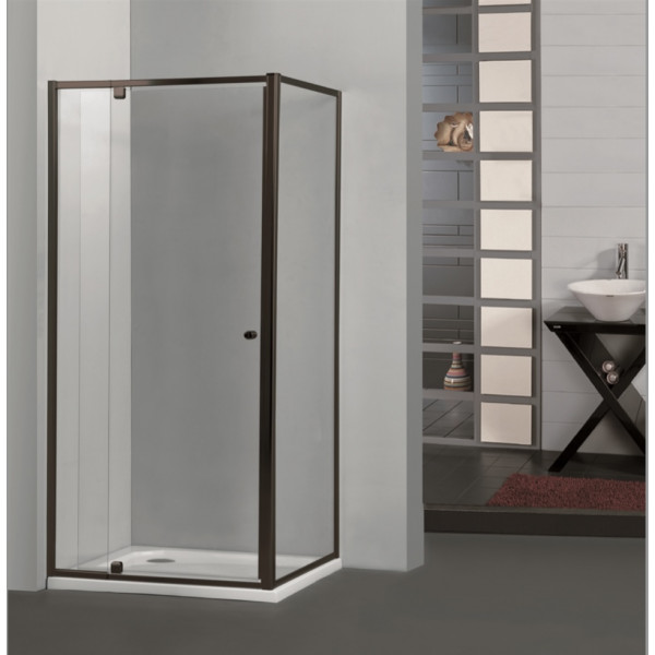 PC 025D Semi-Frameless Pivot door shower screen