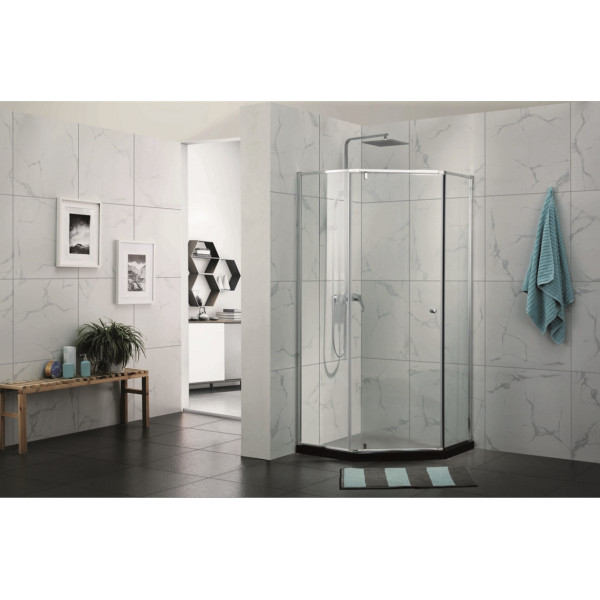 CVP 026 Semi-Frame Diamond Shower Screen