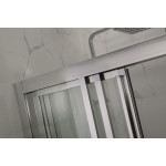 PC 036/ 3 Panel Semi-Framed Sliding Shower Screen