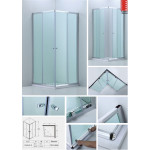 CVS 47S Semiframe Corner Open Double Sliding