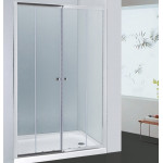 CVSH 47S Semi-frame Corner Open Double Sliding Shower Screen