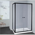 CVSH 47S Semi-frame Corner Open Double Sliding Shower Screen